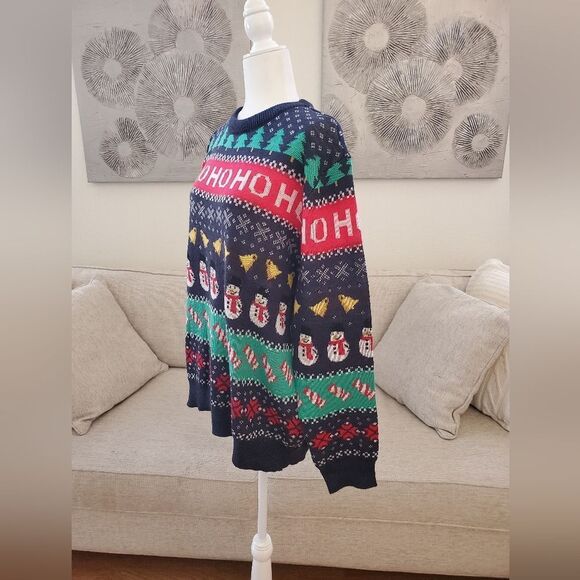 🎄 H&M 🎄 NEW! Festive Jacquard Knit Pullover Sweater - [Size XL] - Picture 4 of 11